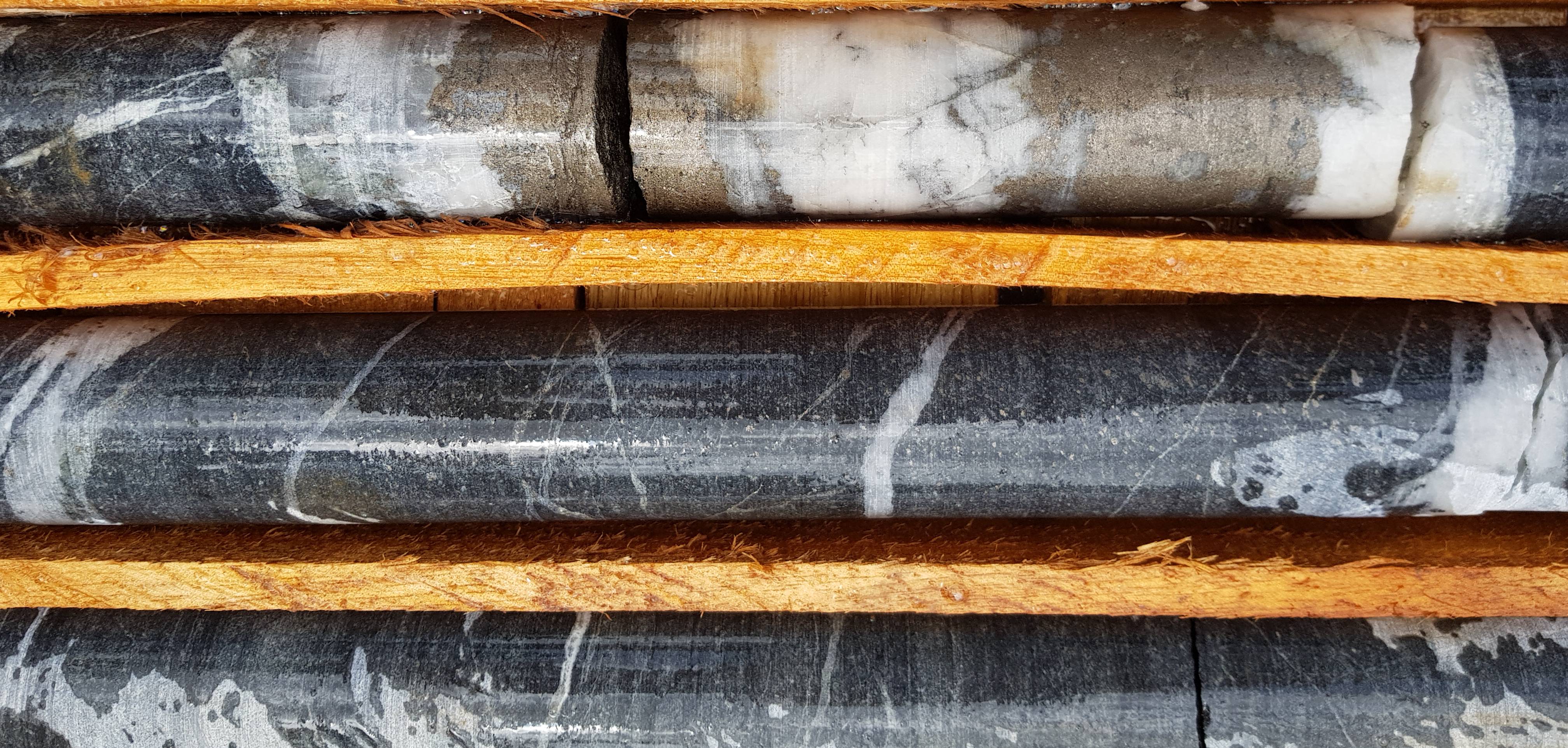 Drill Core from Zone 2 South Ridge